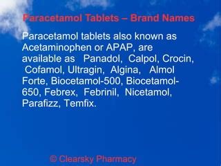 who invented calpol|List of paracetamol brand names .